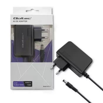 Qoltec 15W kištukinis maitinimo šaltinis 5V 3A 5,5x2,1mm
