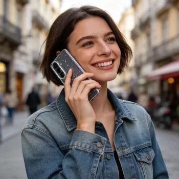 TECH-PROTECT FlexAir dėklas, skirtas Samsung Galaxy A36 / A37 5G - permatomas su blizgučiais