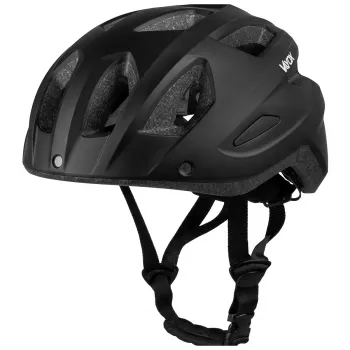 Vayox Kask Active matinės juodos spalvos dviračių šalmas su LED M