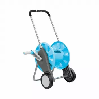 CELLFAST 55-300 Laido būgnas ant ratukų 45m 3x1,5mm² 4 Schuko lizdai IP44 Kompaktiškas kartonas