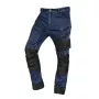 NEO TOOLS 81-360-1-L Denimo darbo kelnės su Oxford sutvirtinimais, tamsiai mėlynos, L dydžio