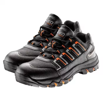 NEO TOOLS 82-717 S1P SRC apsauginiai bateliai, 43 dydis, juoda/pilka