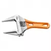 NEO TOOLS Reguliuojamas trumpas veržliaraktis 185 mm, 0-53 mm žiočių plotis, chromvanadinis plienas, DIN 3117