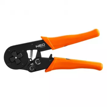 NEO TOOLS TOP-01-536 Replesinės užspaudimo replės izoliuotiems antgaliams 0,5-6 mm² (20-10 AWG), 220 mm