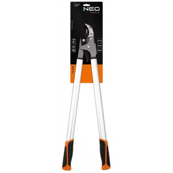 NEO TOOLS 15-252 Bypass genėjimo žirklės 200 mm, PTFE dengtas aukštos anglinio plieno peilis, ergonomiškos rankenos su saugos užraktu