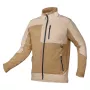 NEO TOOLS Softshell megztinis OUTDOOR, smėlio spalvos, M dydis – atsparus vėjui, vandeniui, kvėpuojantis