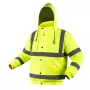 NEO TOOLS Lengvai izoliuota didelio matomumo bomber darbo striukė, fluorescencinė geltona, dydis XXL