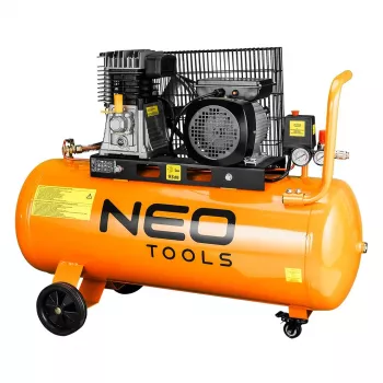 NEO TOOLS 100L alyva tepamas oro kompresorius, 2,2 kW, 8 bar, 230V