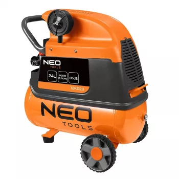 NEO TOOLS 24 L alyva tepamas oro kompresorius 1.5 kW 8 bar 230V