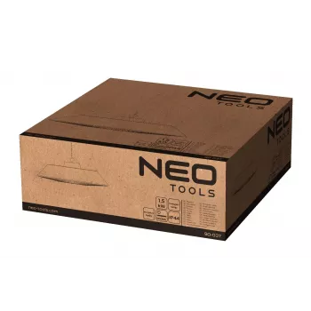 NEO TOOLS 90-037 Elektrinis oro šildytuvas 2000W PTC keraminis ventiliatorinis šildytuvas su reguliuojamu termostatu, apsauga nuo perkaitimo ir apvirtimo, nešiojama rankena, juoda/pilka