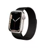 Crong Milano Steel - nerūdijančio plieno dirželis, skirtas Apple Watch 44/45/46/49 mm (juodas)