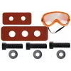 LEAN TOYS Handyman rinkinys su diržu, grąžtu, atsuktuvu, replėmis, plaktuku - 12 dalių žaislinis įrankių rinkinys vaikams
