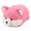 LEAN TOYS Pliušinė lapė, rožinis minkštas kailis, 16 cm