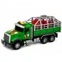 LEAN TOYS Transporter sunkvežimis su narveliu ir T-Rex dinozauro figūrėle, šviesos ir garsai 1:12