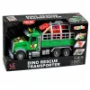 LEAN TOYS Transporter sunkvežimis su narveliu ir T-Rex dinozauro figūrėle, šviesos ir garsai 1:12