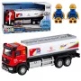 LEAN TOYS Cisternos sunkvežimis Metalas Važiavimas Šviesos Garsai Raudonas ir Baltas 1:40