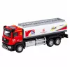 LEAN TOYS Cisternos sunkvežimis Metalas Važiavimas Šviesos Garsai Raudonas ir Baltas 1:40