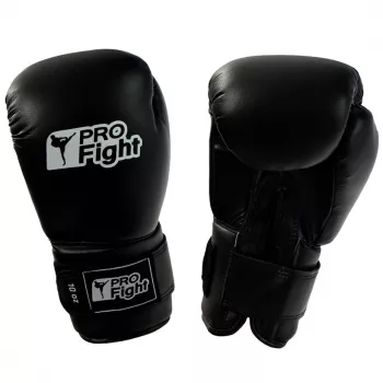 Profight Leather Dragon bokso pirštinės juodos 12 oz