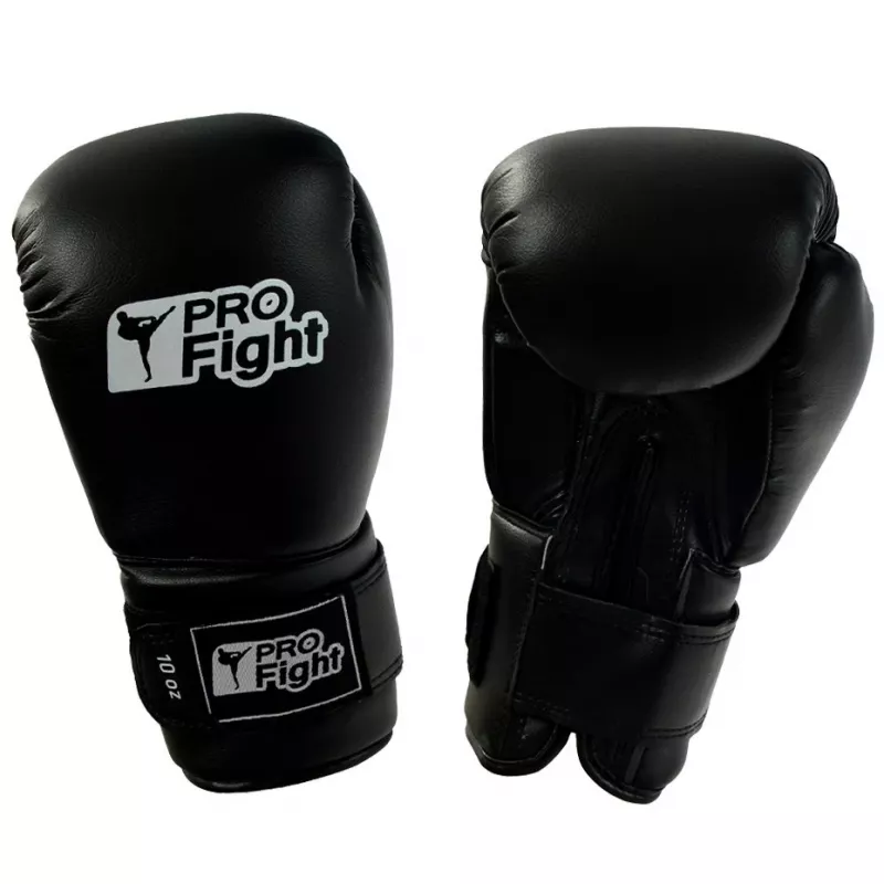 Profight Leather Dragon bokso pirštinės juodos 12 oz