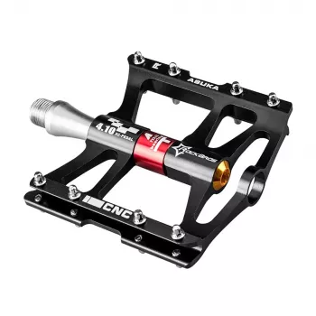 ROCKBROS JT410 dviračio pedalai, 4 guoliai, juodi