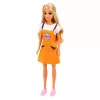 LEAN TOYS Anlily lėlė kasininkė pardavėja kasos aparatas maisto produktų žaidimų rinkinys