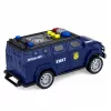 LEAN TOYS SWAT Special Unit policijos automobilis 1:32 mastelio su šviesomis, garsais ir atbulinės eigos veikimu - tamsiai mėlynas