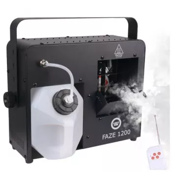 LIGHT4ME FAZE 1200 Hazer Pro rūko mašina 1200W DMX su belaidžiu nuotolinio valdymo pultu
