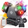LIGHT4ME SID3 4-in-1 judančios galvos daugiaefektis šviestuvas su RGBW LED, RGB lazeriu, UV ir stroboskopu