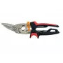 Fiskars PowerGear X kairiarankės aviacinės žirklės lakštiniam metalui, 20 mm pjovimo galia, PTFE dengti peiliukai, FiberComp rankenos