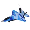 LEAN TOYS 16645 nuotolinio valdymo F-16 Fighting Falcon naikintuvas su garso ir šviesos efektais, 2,4 GHz, pilkas