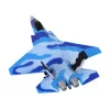 LEAN TOYS 16645 nuotolinio valdymo F-16 Fighting Falcon naikintuvas su garso ir šviesos efektais, 2,4 GHz, pilkas