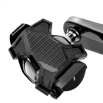 Rockbros PP20 SPD pedalų adapteriai - juodi (pora) | Konverteris iš be kliko į plokščią platformą