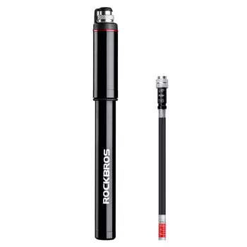 Rockbros SMART-B Mini dviračio pompa 150 PSI Presta Schrader vožtuvas juoda