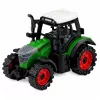 LEAN TOYS Žemės ūkio traktorius su rąstų priekaba, inercine pavara, balu, 35 cm