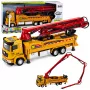 LEAN TOYS betono siurblio sunkvežimis RC žaislas su šviesomis, garsais, vandens purškimu, 1:40 mastelis