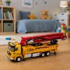 LEAN TOYS betono siurblio sunkvežimis RC žaislas su šviesomis, garsais, vandens purškimu, 1:40 mastelis