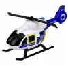 LEAN TOYS policijos rinkinys: sraigtasparnis, motociklas, policijos automobilis su šviesomis ir garsais 1:32