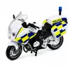 LEAN TOYS policijos rinkinys: sraigtasparnis, motociklas, policijos automobilis su šviesomis ir garsais 1:32