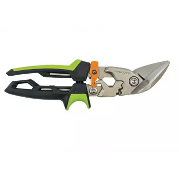 Fiskars PowerGear X lakštinio metalo žirklės, dešinės kreivės, 1027210
