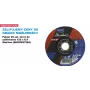 Norton Shield Starline šlifavimo diskas 125 x 6,4 mm A24Q-BF27 metalui (25 vnt.)