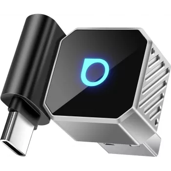 Ottocast Mini Pot CP88-T3 belaidis CarPlay / Android Auto adapteris, sidabrinis (CP88-T3)