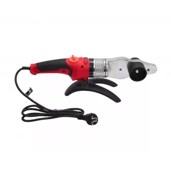 AWTOOLS 2000W plastikinių vamzdžių suvirintuvas PVC PP PE PB PVDF PPR 20-63mm su 6 PTFE antgaliais, stovu, pjaustytuvu, pirštinėmis, dėklu