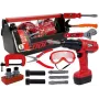 LEAN TOYS DIY meistro įrankių rinkinys su gręžtuvu ir plaktuku – 35 dalių edukacinis žaislas