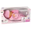 LEAN TOYS Sweet Baby lėlė su buteliuku, rožinė, 30 cm, interaktyvi, su garsais