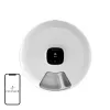 Petoneer NutriSpin išmanusis Wi-Fi maisto daviklis katėms ir šunims, 2,9 l, programėlės valdymas, balso įrašymas, nerūdijančio plieno dubuo