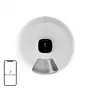 Petoneer NutriSpin išmanusis Wi-Fi maisto daviklis katėms ir šunims, 2,9 l, programėlės valdymas, balso įrašymas, nerūdijančio plieno dubuo