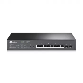 TP-Link JetStream 10 prievadų gigabitinio „Smart PoE“ komutatorius su 8 prievadų PoE+