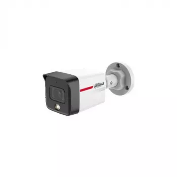 Dahua IPC-HFW1239TC1-A-LED-0280B-PRO 2MP visų spalvų bullet IP kamera su 2.8mm objektyvu, 30m balta šviesa, IP67, PoE