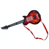 LEAN TOYS elektrinė gitara su žvaigždės formos spalvotais diodais, raudona