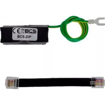 BCS-ZIP Ethernet apsauga nuo viršįtampių, skirta PoE ir Gigabit LAN – iki 90W, 2 kA, aliuminio korpusas